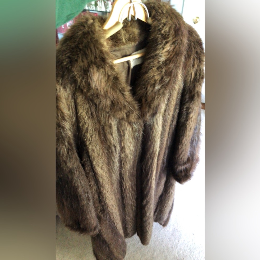 Full Length Longhair Beaver Coat